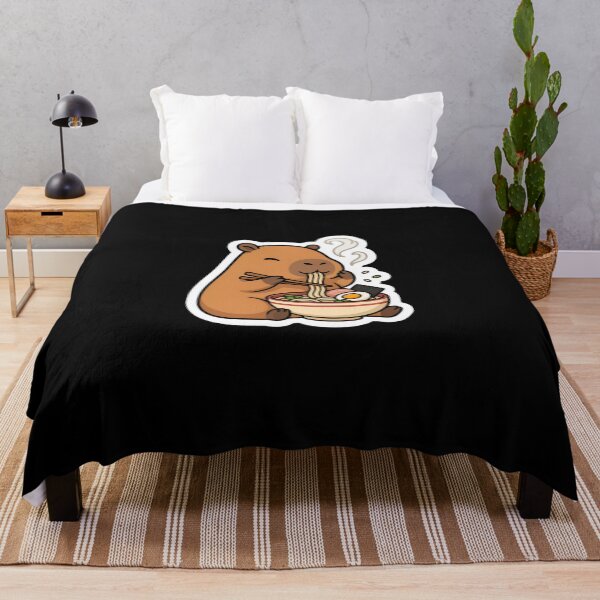 Item preview, Capybara Eating Ramen! designed and sold by Peter Stawicki.