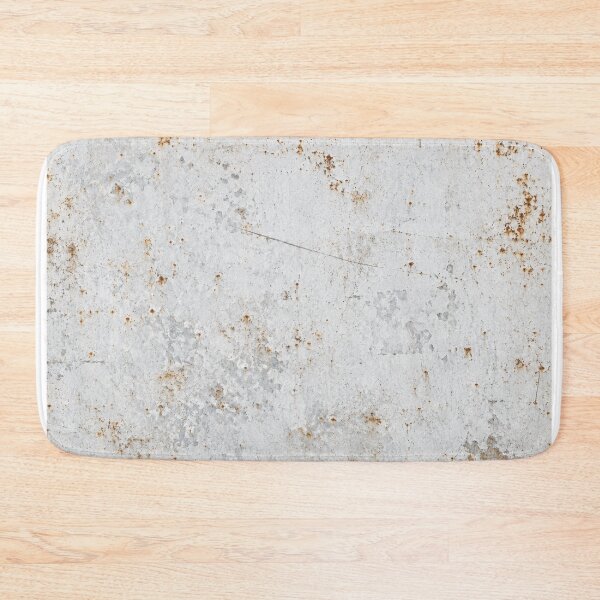 Item preview, White Painted Metal with Delicate Rust Spots designed and sold by The Rust Lab.