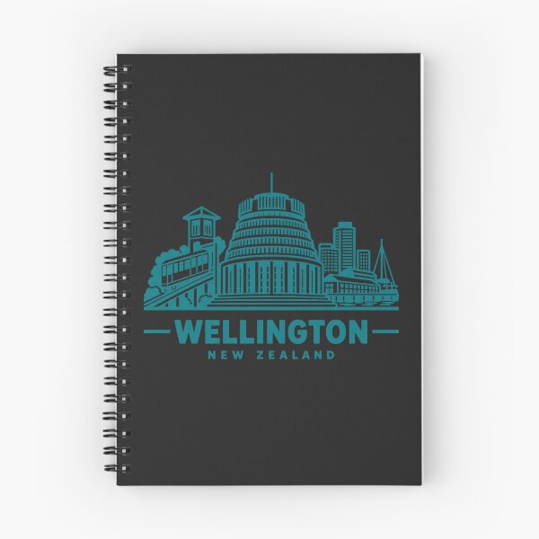 Item preview, Wellington New Zealand Line Art Skyline Poster designed and sold by CMYKStudio.