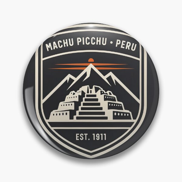 Item preview, Machu Picchu Crest — Peru Shield Badge Logo designed and sold by Shutter-Dragon.