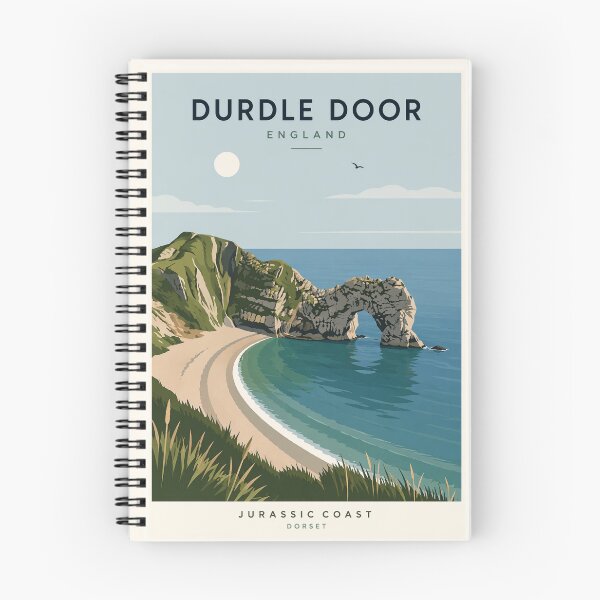 Item preview, Durdle Door England Vintage Coastal Travel Poster  designed and sold by Eclipse 3699.