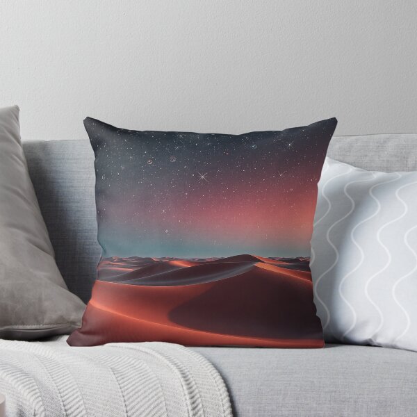 Item preview, Red Sand Dunes Under Cosmic Sunset Sky designed and sold by IntelliMindDesigns.