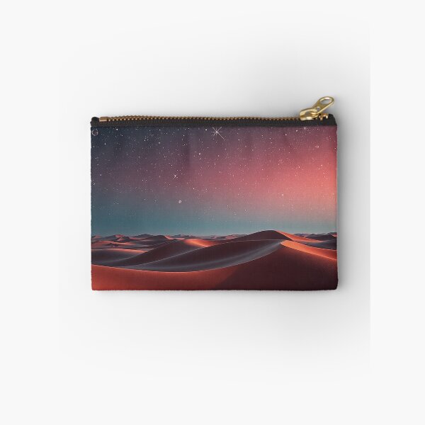 Item preview, Red Sand Dunes Under Cosmic Sunset Sky designed and sold by IntelliMindDesigns.