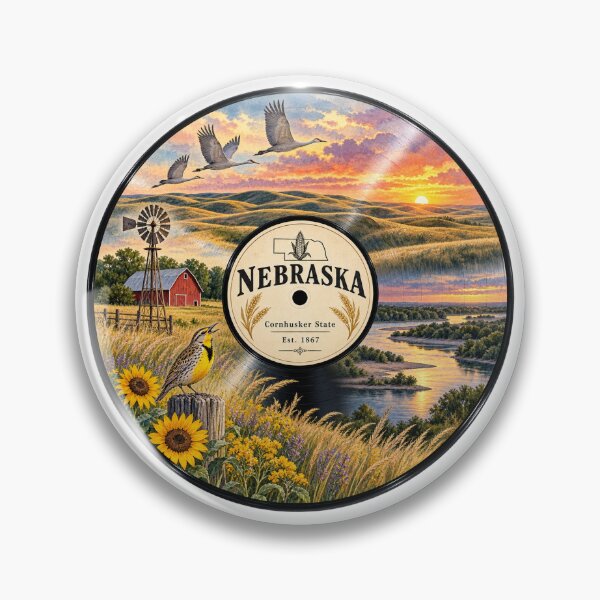 Item preview, Nebraska Vinyl Record designed and sold by Whimspired By Paxx.