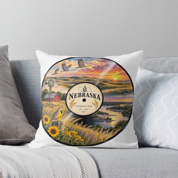 Item preview, Nebraska Vinyl Record designed and sold by Whimspired By Paxx.
