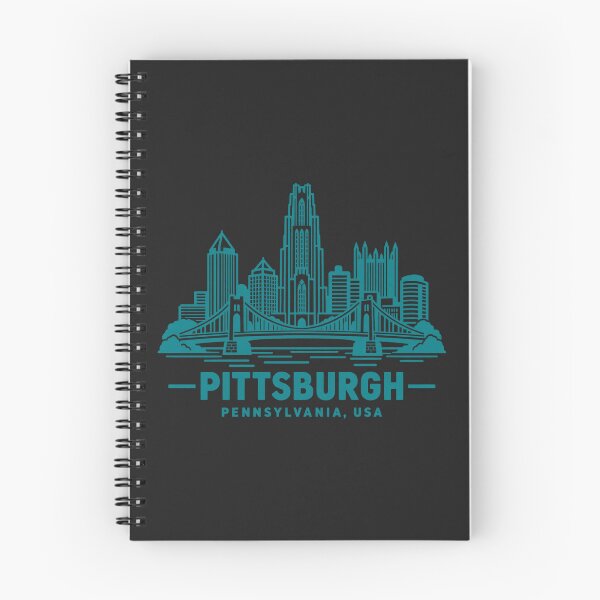 Item preview, Pittsburgh Pennsylvania USA Line Art Skyline Poster designed and sold by CMYKStudio.