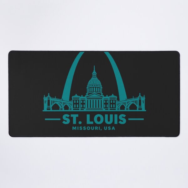 Item preview, St. Louis Missouri USA Line Art Skyline Poster designed and sold by CMYKStudio.