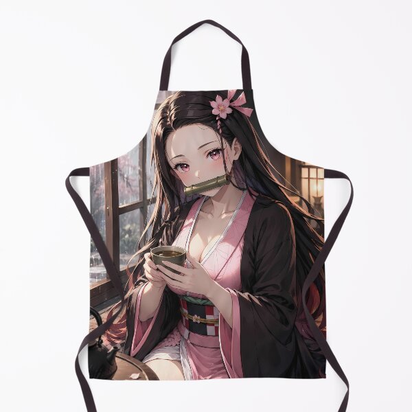 Item preview, Nezuko Kamado Demon Slayer Cozy Tea by the Window designed and sold by SolenneAzur.