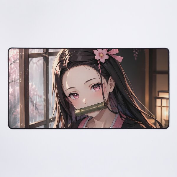 Item preview, Nezuko Kamado Demon Slayer Cozy Tea by the Window designed and sold by SolenneAzur.