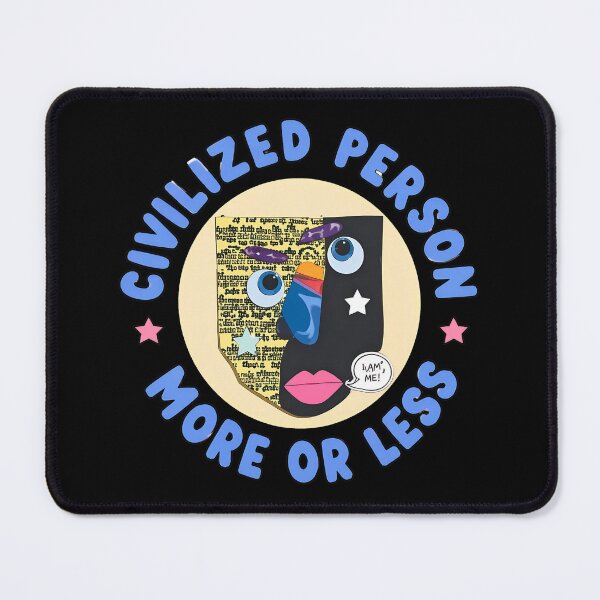 Item preview, Civilized Person More Or Less Abstract Face designed and sold by SilentCosmos.
