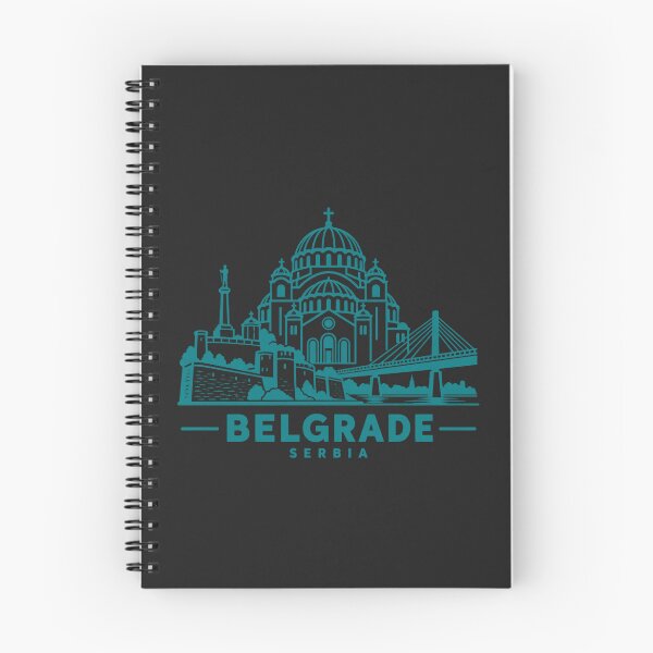 Item preview, Belgrade Serbia Line Art Skyline Poster designed and sold by CMYKStudio.