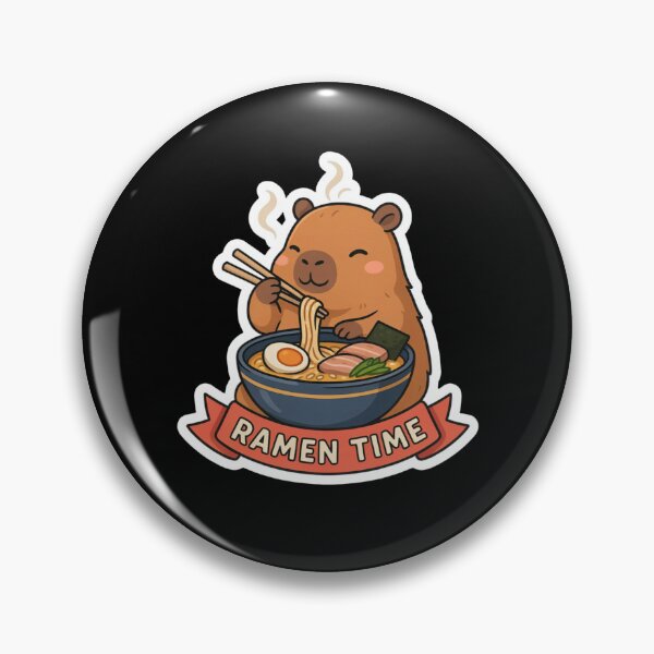 Item preview, Ramen Time!! Love those Capy's! designed and sold by Peter Stawicki.
