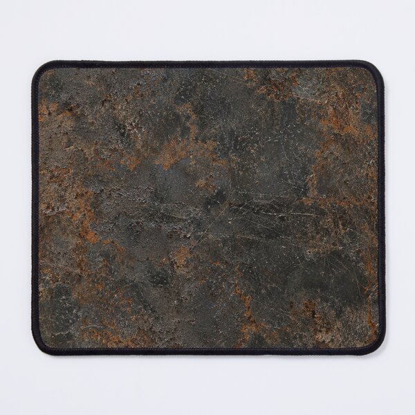 Item preview, Charcoal Black Metal with Amber Rust Veins designed and sold by The Rust Lab.
