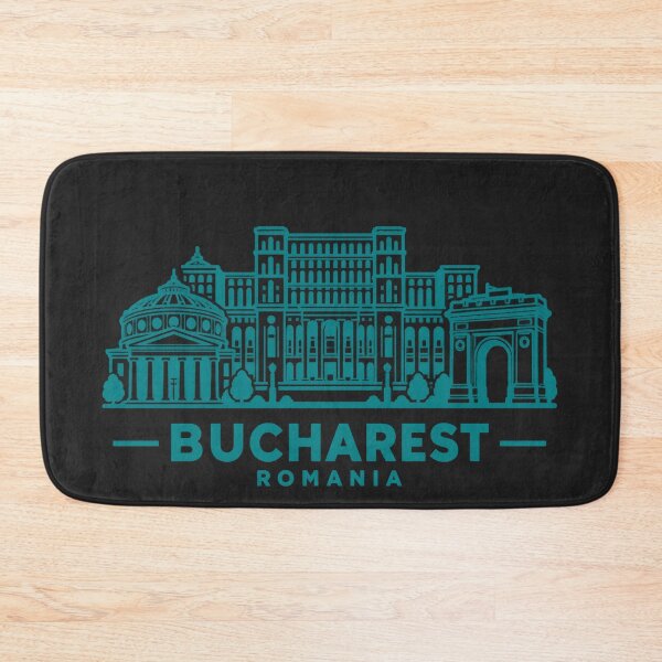 Item preview, Bucharest Romania Line Art Skyline Poster designed and sold by CMYKStudio.