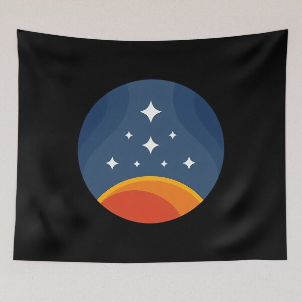 Item preview, Cosmic Wonder Starry Night Planet Horizon  designed and sold by SilentCosmos.