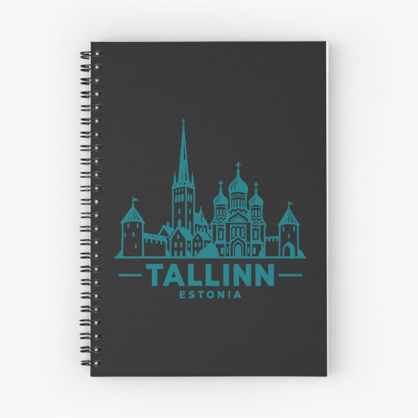 Item preview, Tallinn Estonia Line Art Skyline Poster designed and sold by CMYKStudio.
