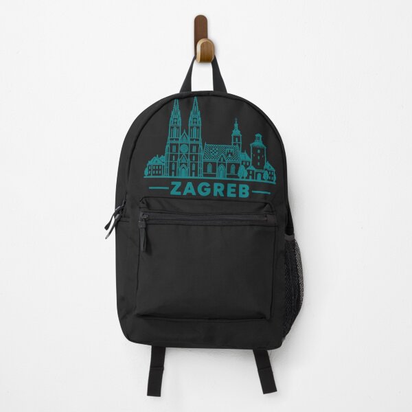Item preview, Zagreb Croatia Line Art Skyline Poster designed and sold by CMYKStudio.