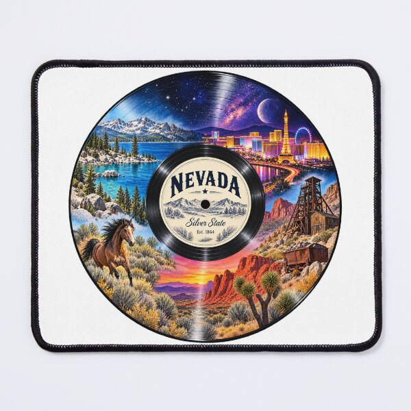 Item preview, Nevada Vinyl Record designed and sold by Whimspired By Paxx.