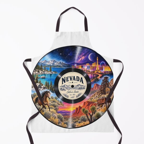 Aperçu de l'œuvre Disque vinyle Nevada créée et vendue par Whimspired By Paxx.