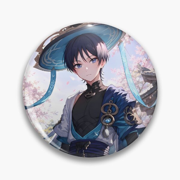 Item preview, Wanderer Genshin Impact Cherry Blossom Temple Serenity designed and sold by SolenneAzur.