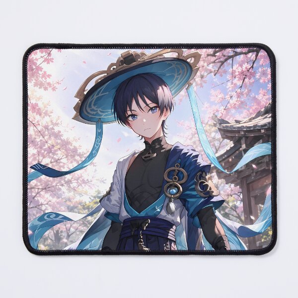Item preview, Wanderer Genshin Impact Cherry Blossom Temple Serenity designed and sold by SolenneAzur.
