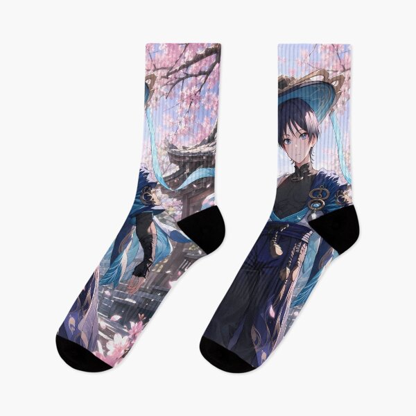 Item preview, Wanderer Genshin Impact Cherry Blossom Temple Serenity designed and sold by SolenneAzur.