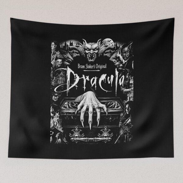 Item preview, Dracula Tshirts Bram Stoker's Fan Bram Stoker Vintage Gothic Horror designed and sold by Clairemurphy299.
