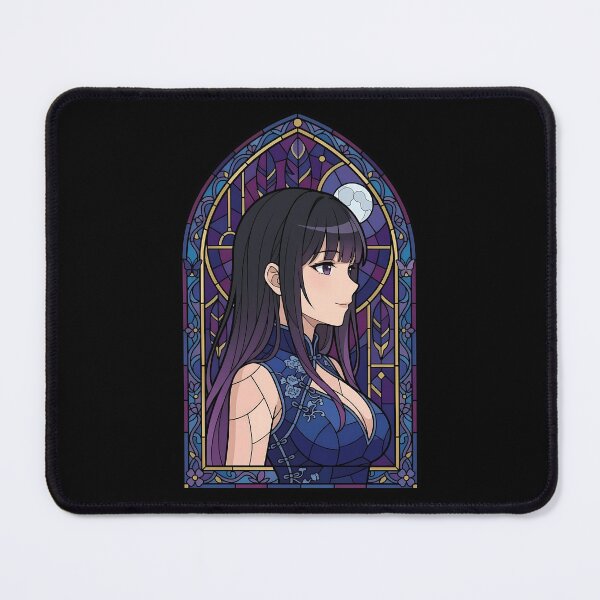 Item preview, Thea Spy Classroom Midnight Blue Stained Glass designed and sold by mildaclairmo.