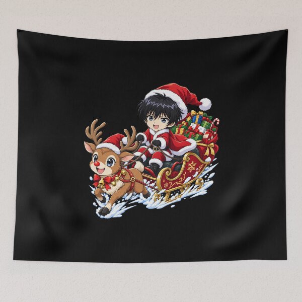 Item preview, Sojiro Seta Rurouni Kenshin Christmas Reindeer Sleigh designed and sold by SolenneAzur.