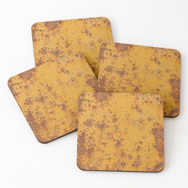 Item preview, Ochre Yellow Metal with Rustic Corrosion designed and sold by The Rust Lab.