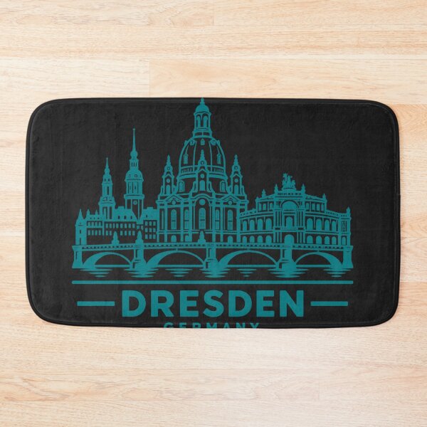 Item preview, Dresden Germany Line Art Skyline Poster designed and sold by CMYKStudio.