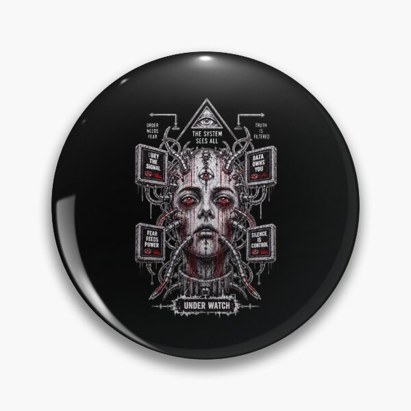 Item preview, Dystopian Cyborg Control Surveillance  designed and sold by Johnni49.