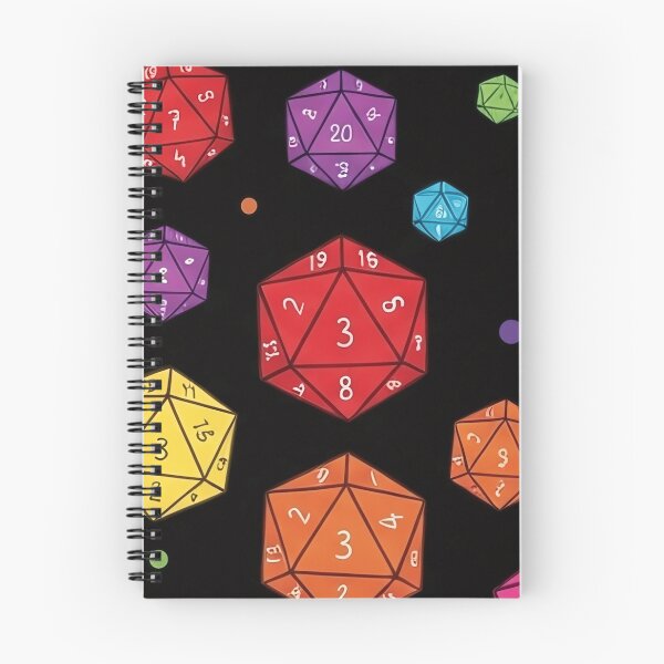 Item preview, Rainbow D20 Dice Pattern designed and sold by SassyArtistry.