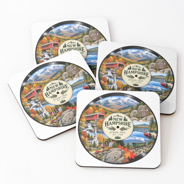 Item preview, New Hampshire Vinyl Record designed and sold by Whimspired By Paxx.