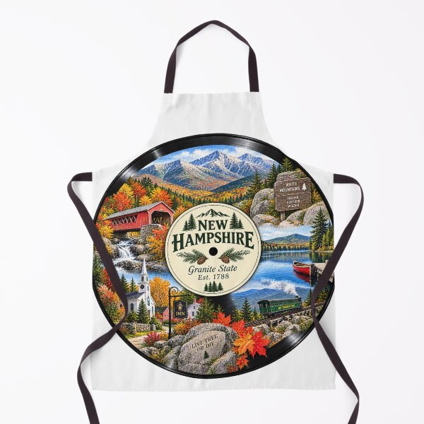 Item preview, New Hampshire Vinyl Record designed and sold by Whimspired By Paxx.