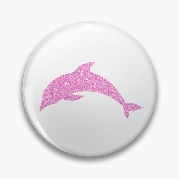 Artikelvorschau, rosa Glitzerdelfin entworfen und verkauft von madebykenz.