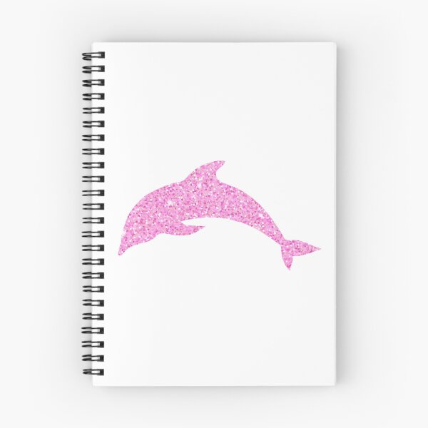 Artikelvorschau, rosa Glitzerdelfin entworfen und verkauft von madebykenz.
