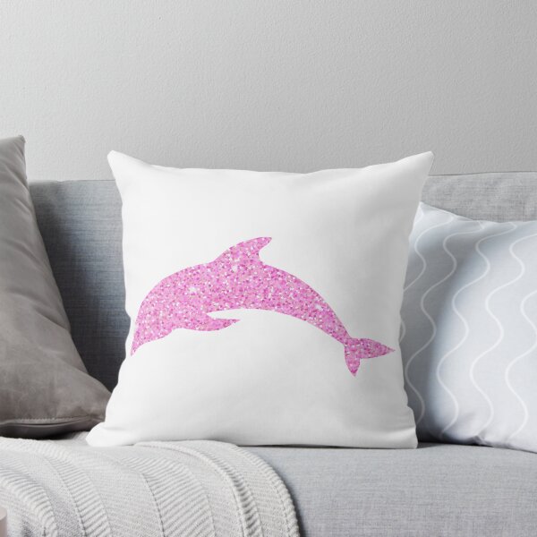 Item preview, pink glitter dolphin designed and sold by madebykenz.
