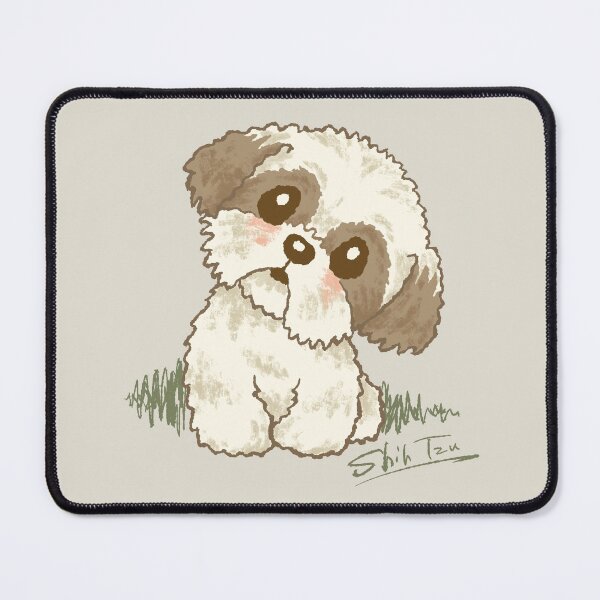 Item preview, A Shih Tzu tilting its head designed and sold by Toru Sanogawa.