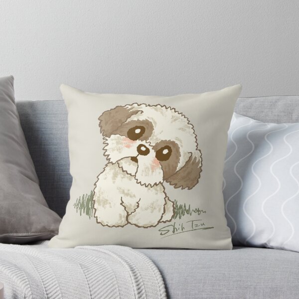 Item preview, A Shih Tzu tilting its head designed and sold by Toru Sanogawa.