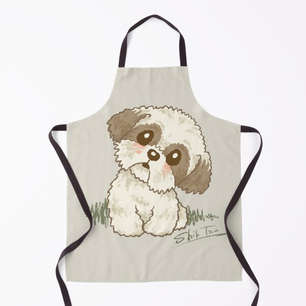 Item preview, A Shih Tzu tilting its head designed and sold by Toru Sanogawa.