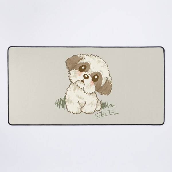 Item preview, A Shih Tzu tilting its head designed and sold by Toru Sanogawa.