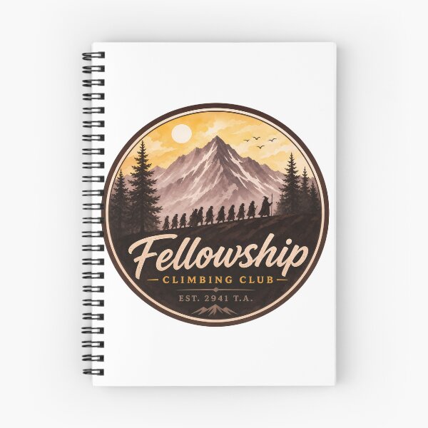 Item preview, Fellowship Hiking Club - LOTR The Fellowship Funny Journey designed and sold by FrontierCosmic.