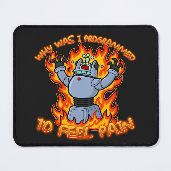Item preview, Flaming Robot designed and sold by Illannoyed.