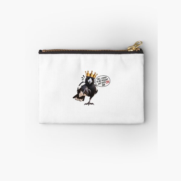 Item preview, Yes, I Chose to Be Violent Just With You Sir – Funny Australian Magpie designed and sold by chiakh.