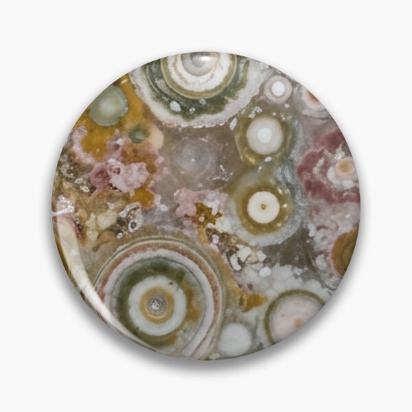 Item preview, Ocean Jasper Orbicular Stone Pattern designed and sold by SassyArtistry.