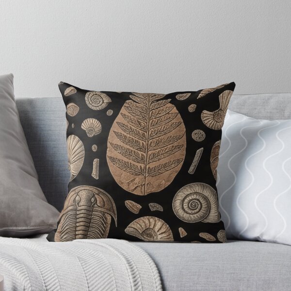 Item preview, Vintage Ammonite Fossil Pattern designed and sold by SassyArtistry.