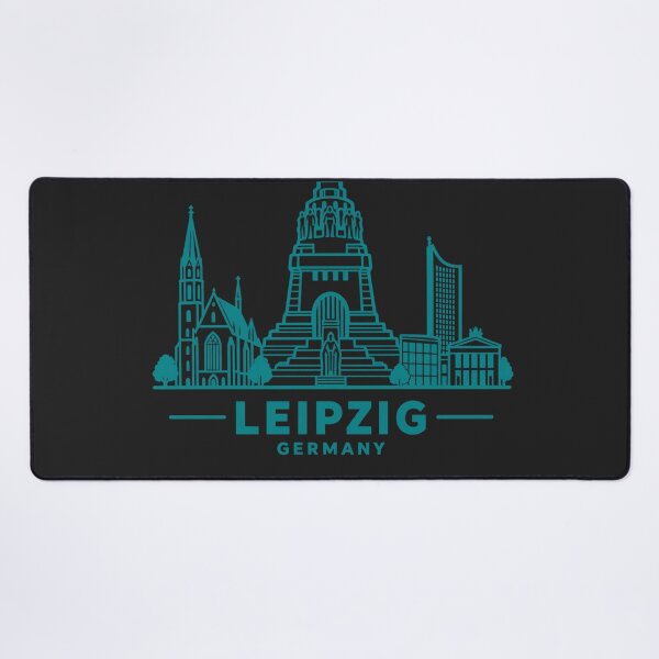 Item preview, Leipzig Germany Line Art Skyline Poster designed and sold by CMYKStudio.