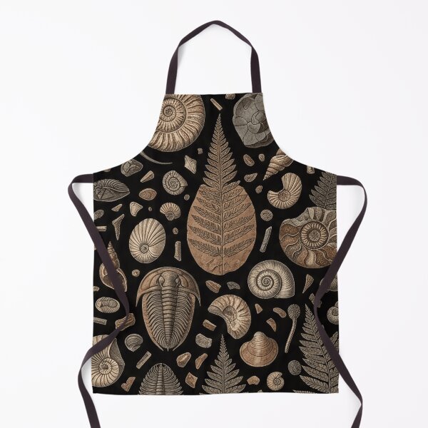 Item preview, Vintage Ammonite Fossil Pattern designed and sold by SassyArtistry.