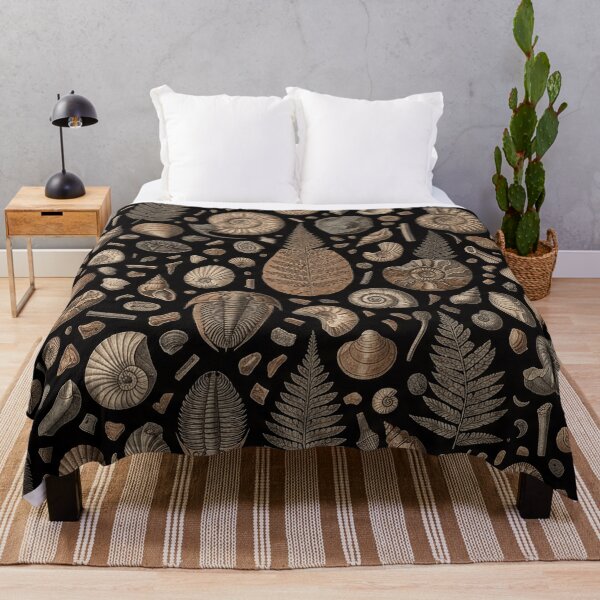 Item preview, Vintage Ammonite Fossil Pattern designed and sold by SassyArtistry.